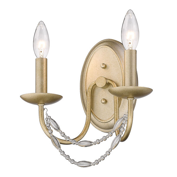 Mirabella Golden Aura Two-Light Wall Sconce, image 1